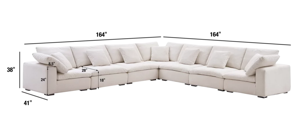 Malibu_Cloud_L_Sectional_164_inch_size