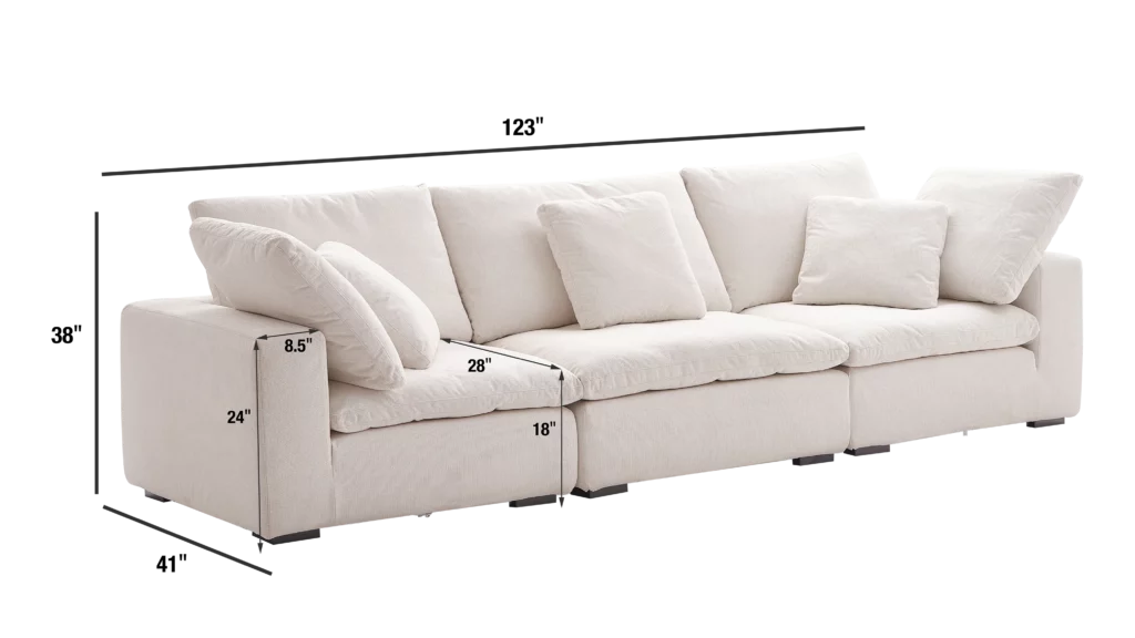 Malibu_Cloud_Sofa_123_inch_size