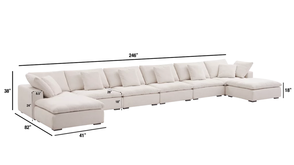 Malibu_Cloud_U_Sectional_246_inch_size